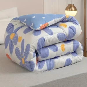 1pcs- Pure Color Thickened Family Quilt Core, Quilt, Warm, Comfortable And Soft Square Grid Duvet, Lightweight And Comfortable, Heat Storage And Warm, Thickened And Soft Comforter, Student Dormitory Hotel Bedroom All Seasons Comforter