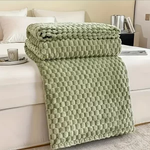 1pc, Lamb Fleece Blanket Throw Blanket, Multi-purpose Gift Blanket For All Season